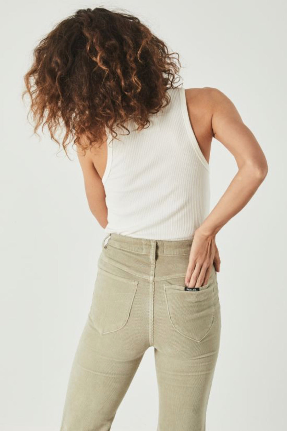stretch flare pants