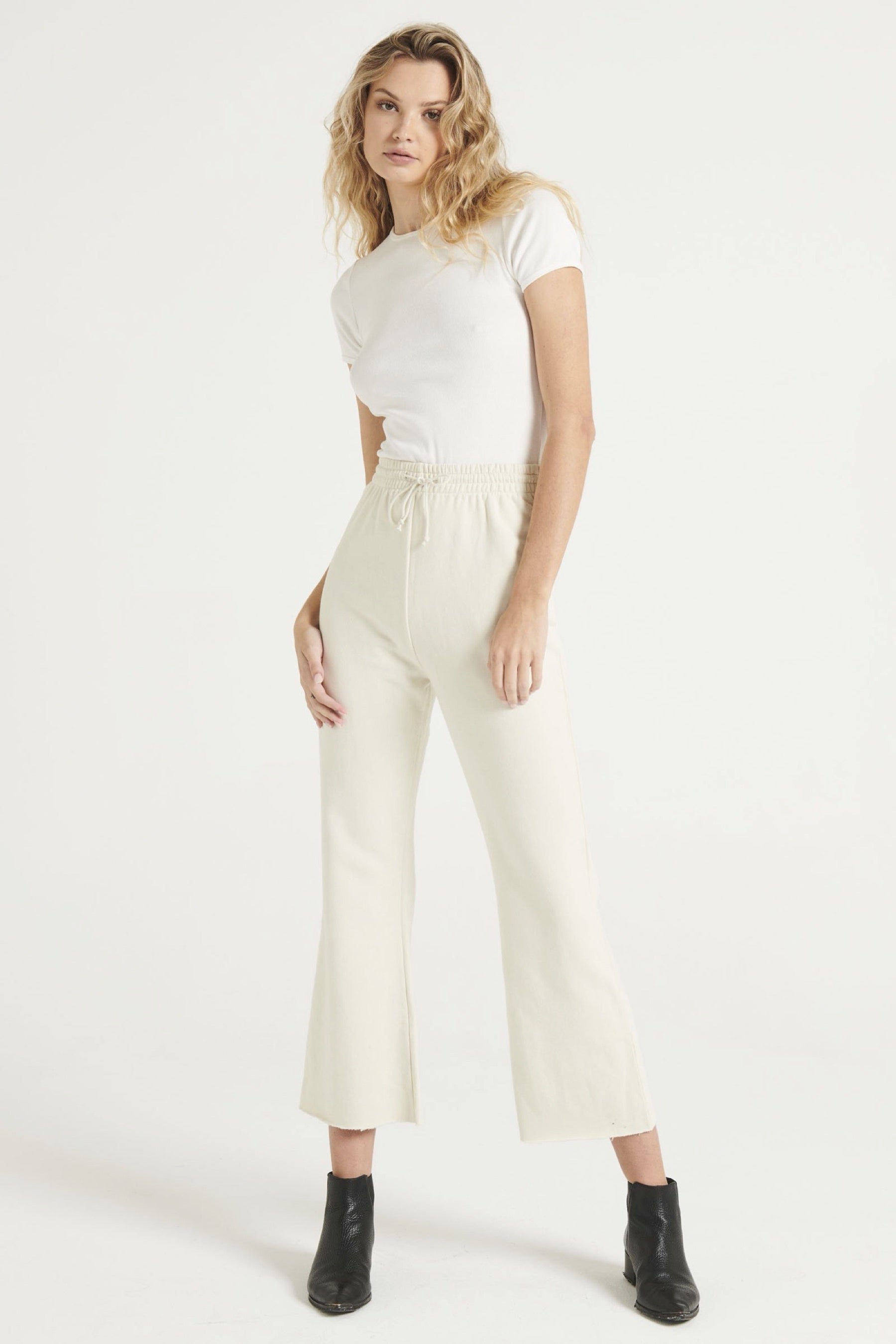 Salt Crop Flare Sweatpant
