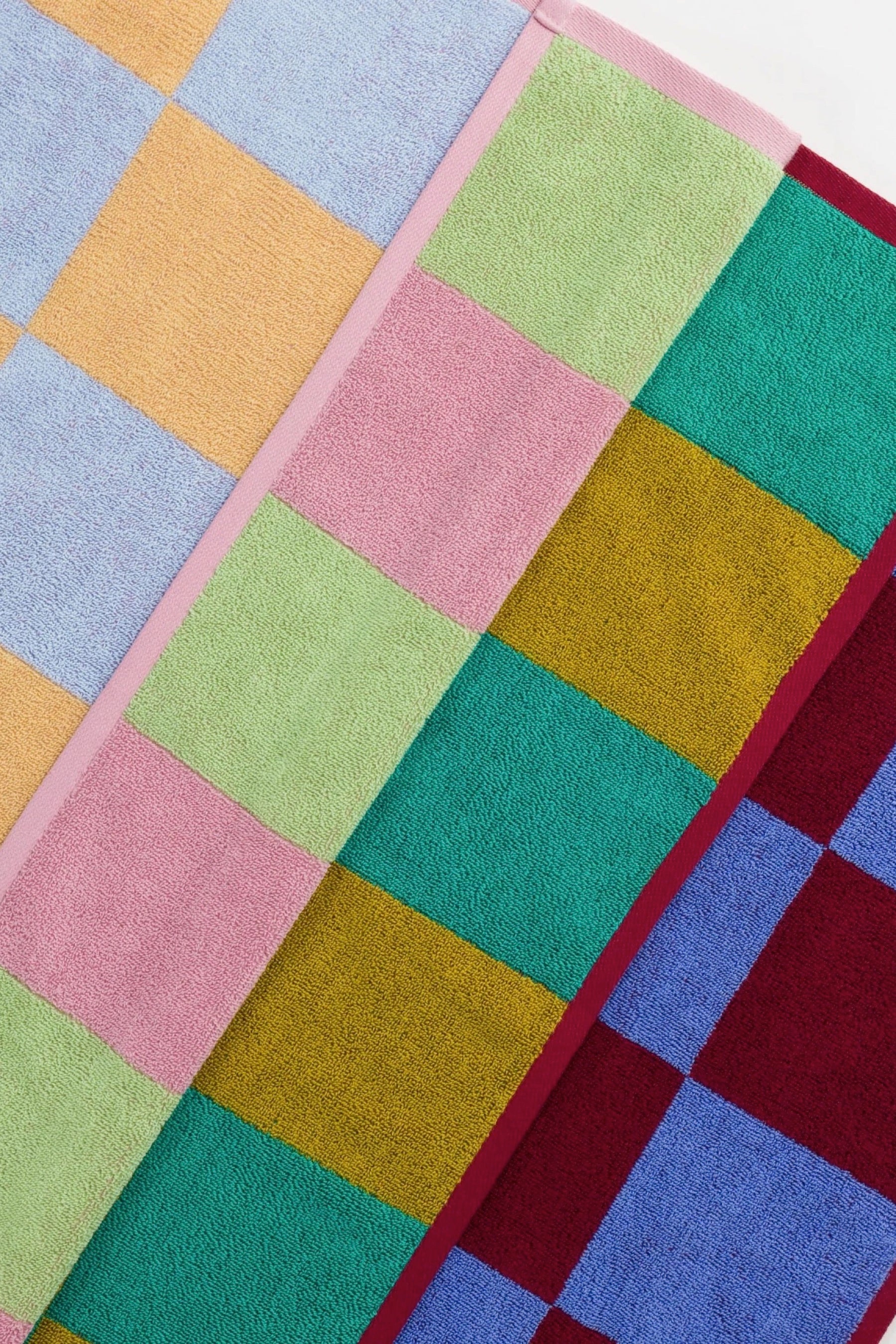 Checks Mix Hand Towel Set