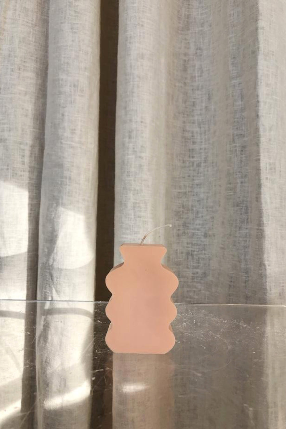 Peach Shapes Candle