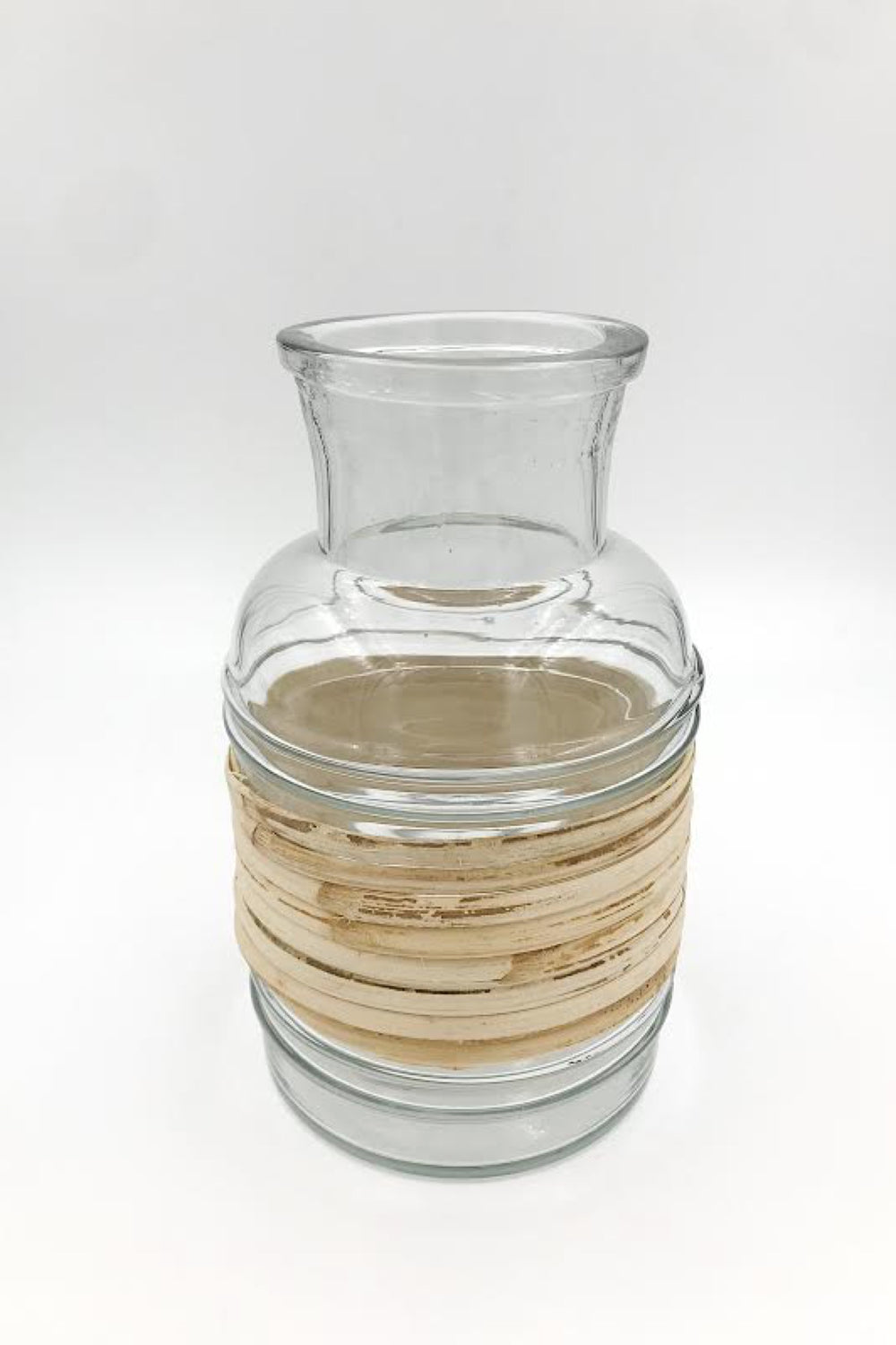 Glass Rattan Vase