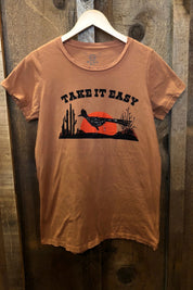 Cognac Take It Easy Women's Tee
