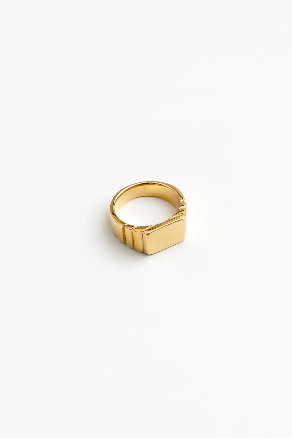 Gold Caley Signet Ring