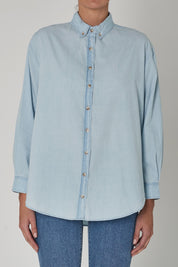 Light Blue Super Slouch Shirt