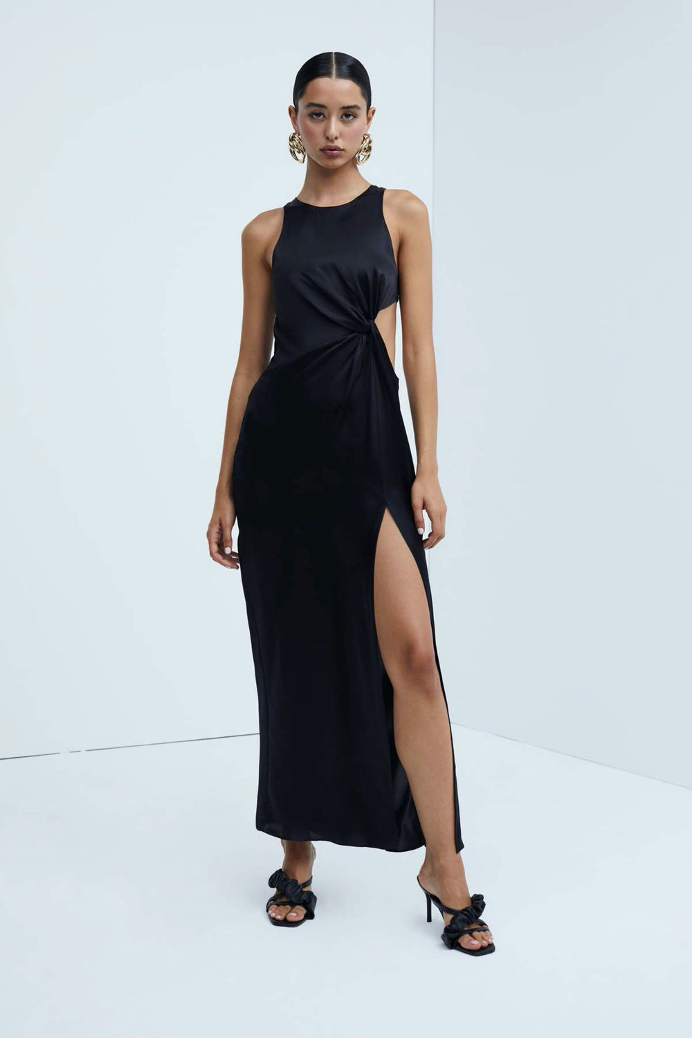 Black Taliah Maxi Dress
