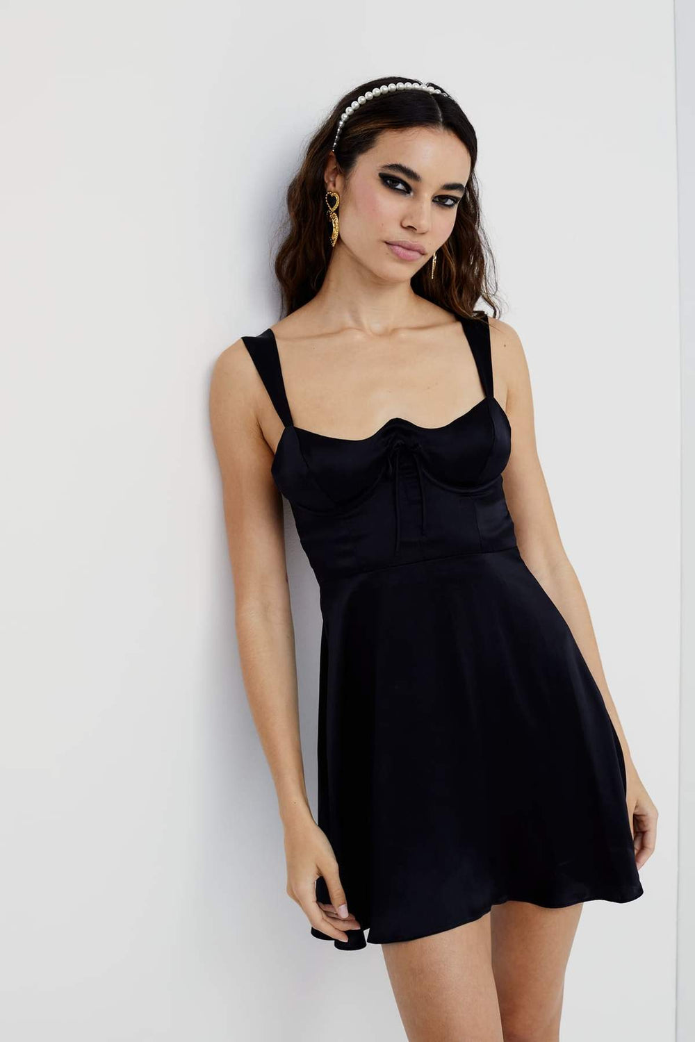 Black Taliah Mini Dress