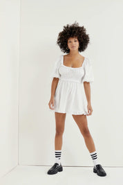 Ivory Jackson Mini Dress
