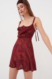 Red Eleanor Mini Dress