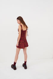 Red Eleanor Mini Dress