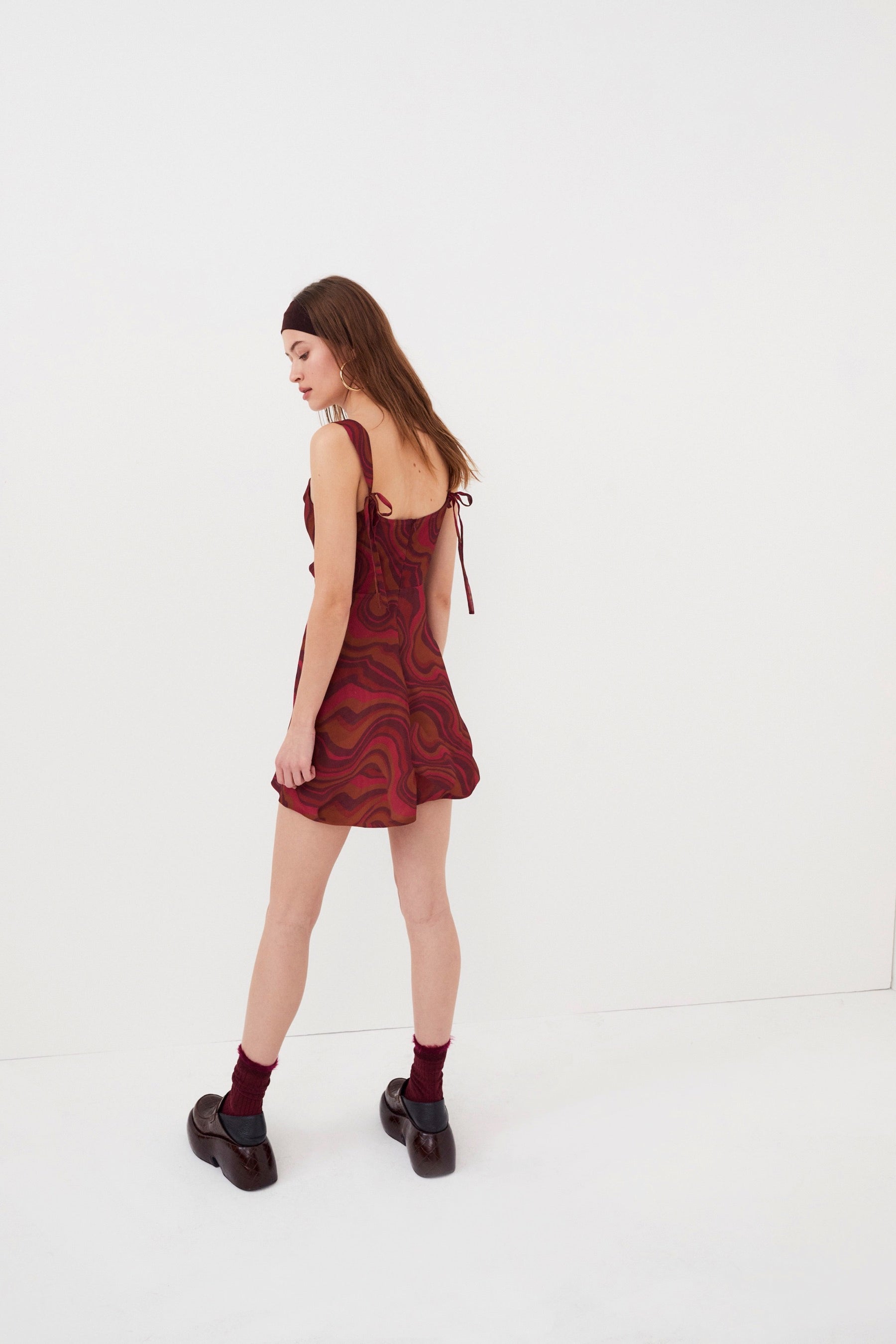 Red Eleanor Mini Dress