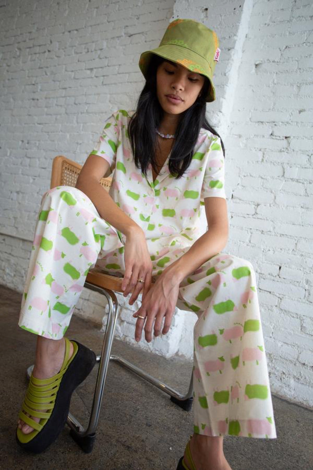 Pear Yin Yang Britt Bucket Hat