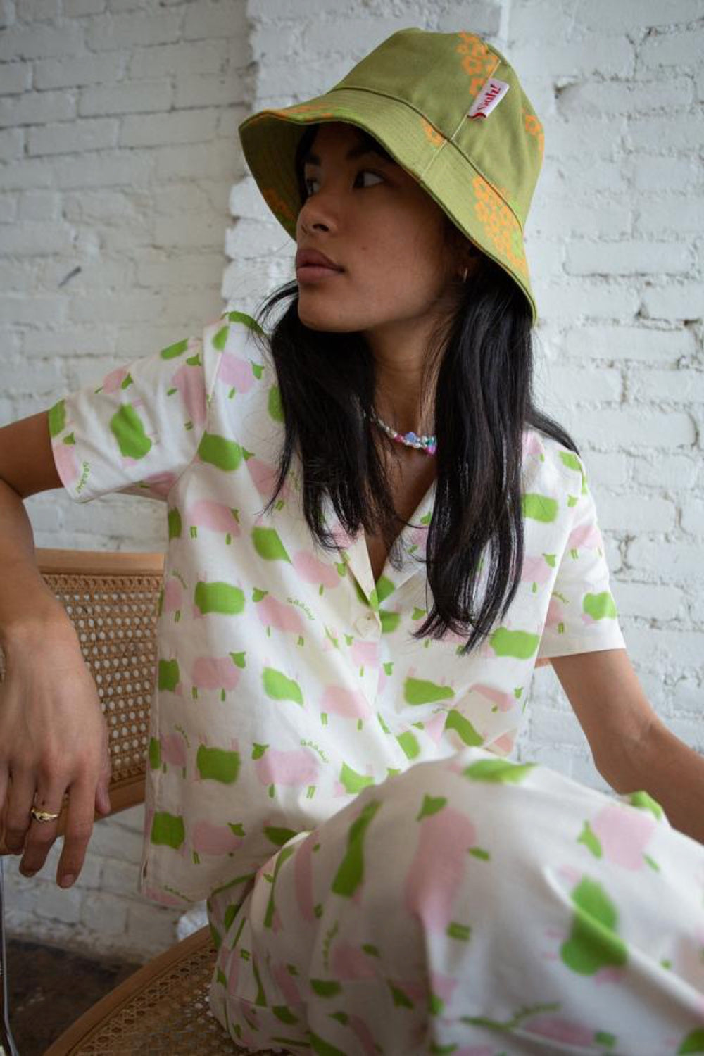 Pear Yin Yang Britt Bucket Hat