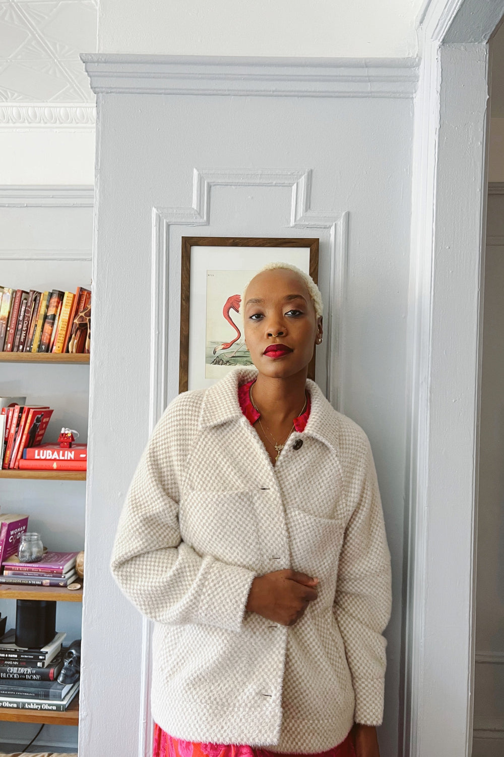 Lydia Check Oversized Jacket โ Prism Boutique