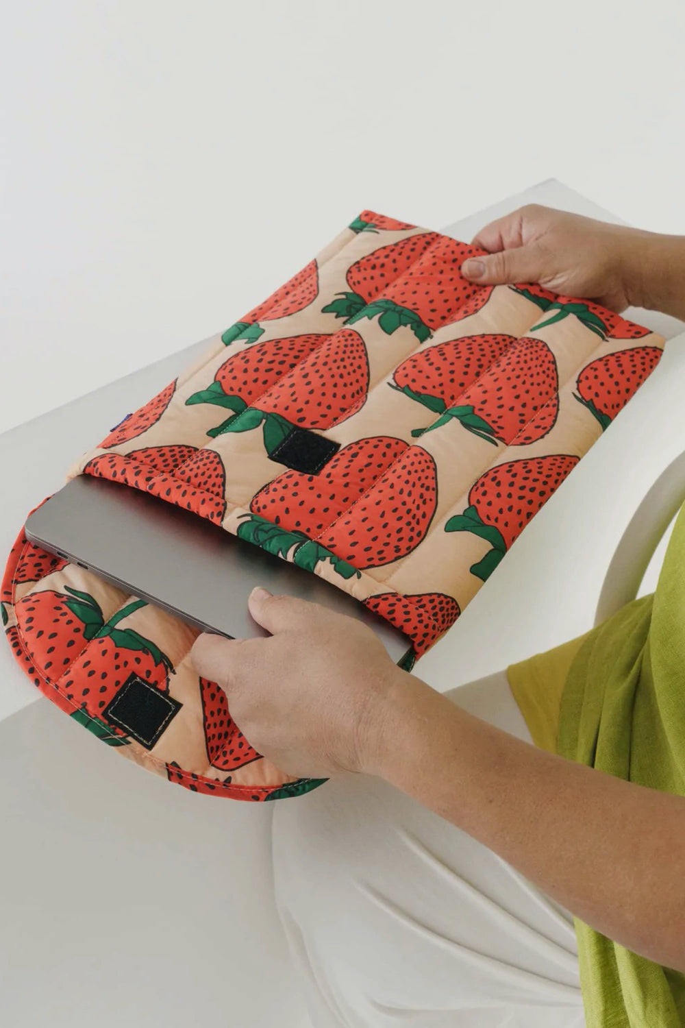 Strawberry Puffy Laptop Sleeve