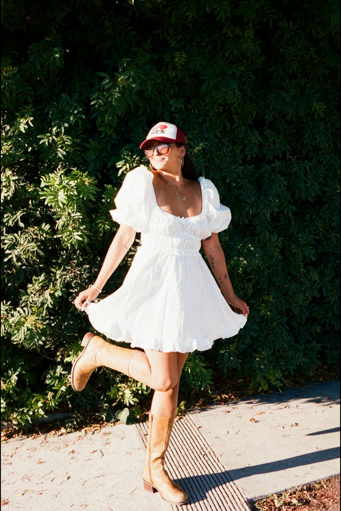 love and lemons jackson mini dress For Love & Lemons Jackson Mini Dress in Ivory
