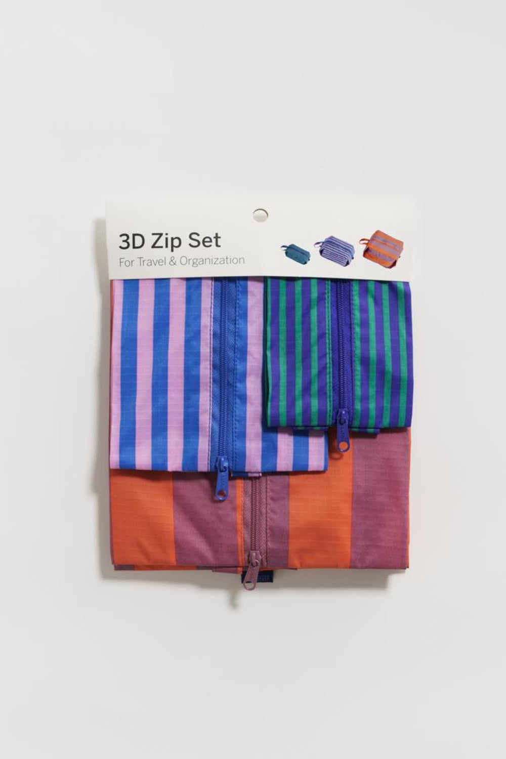 Stripe Confection 3D Zip Set