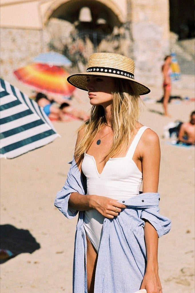 White Pippa V-Wire Bodysuit