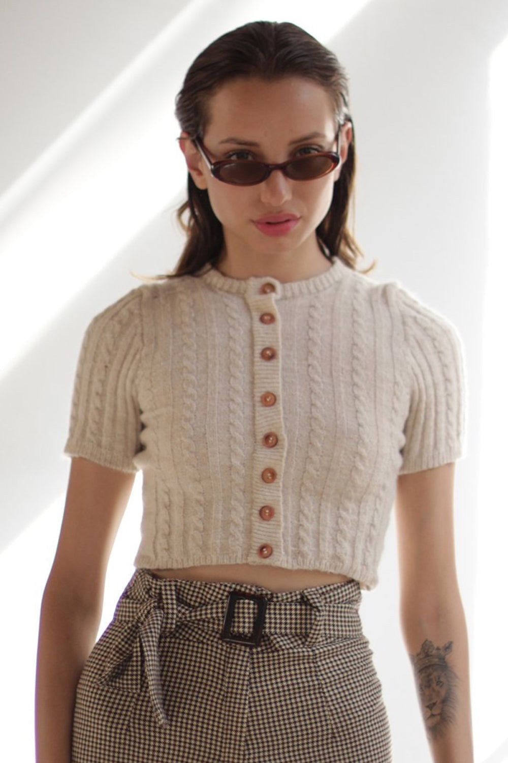 Cream Dalia Top