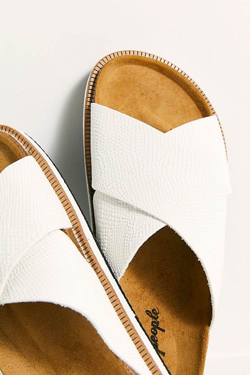 White Sidelines Sandal