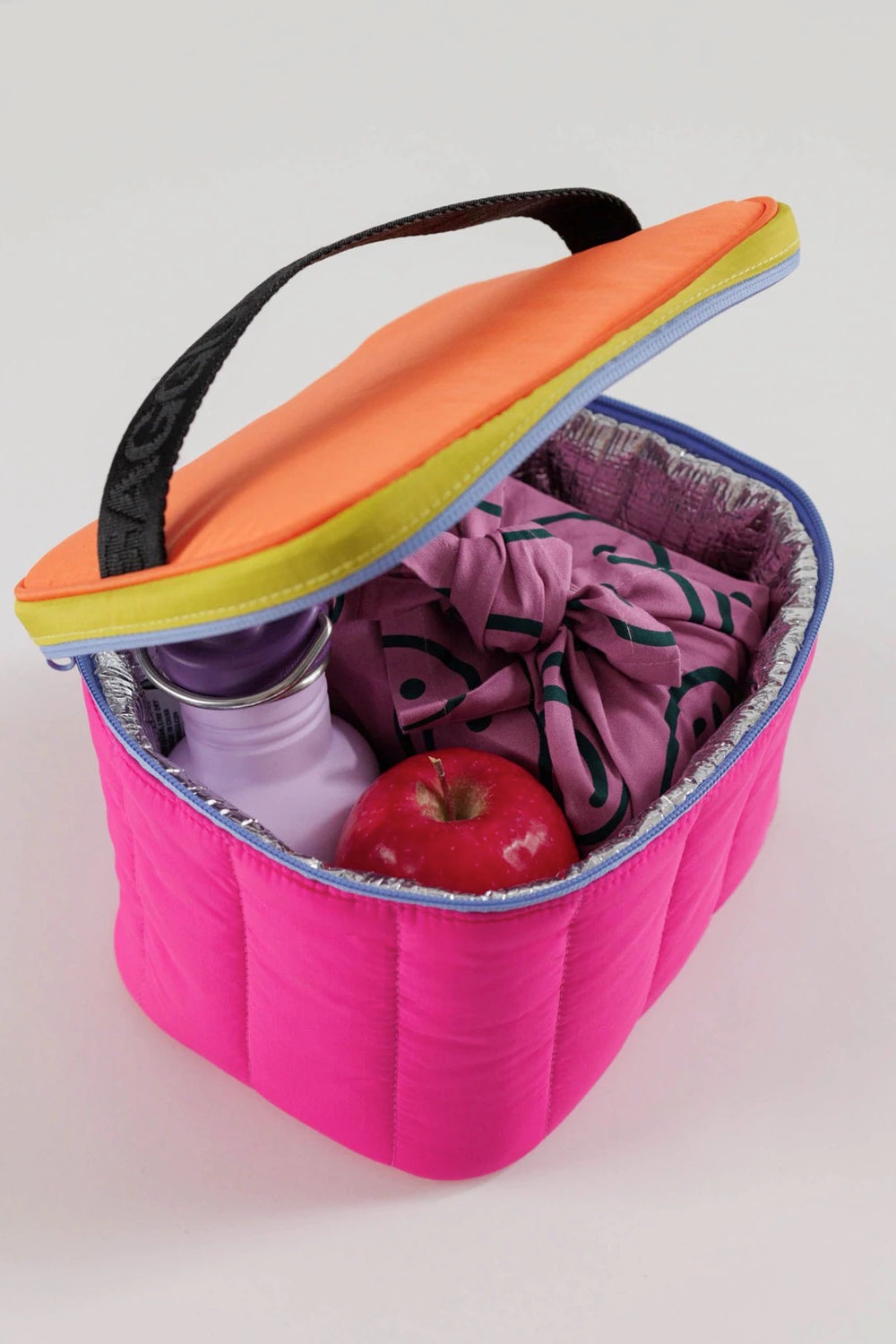 Pink Citrus Puffy Lunch Bag