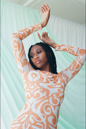 Creamsicle Swirl Dream on Dress