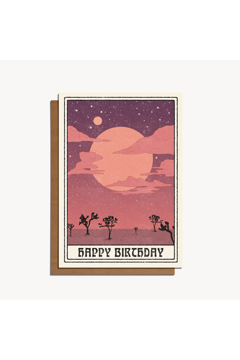 Happy Birthday Desert Card