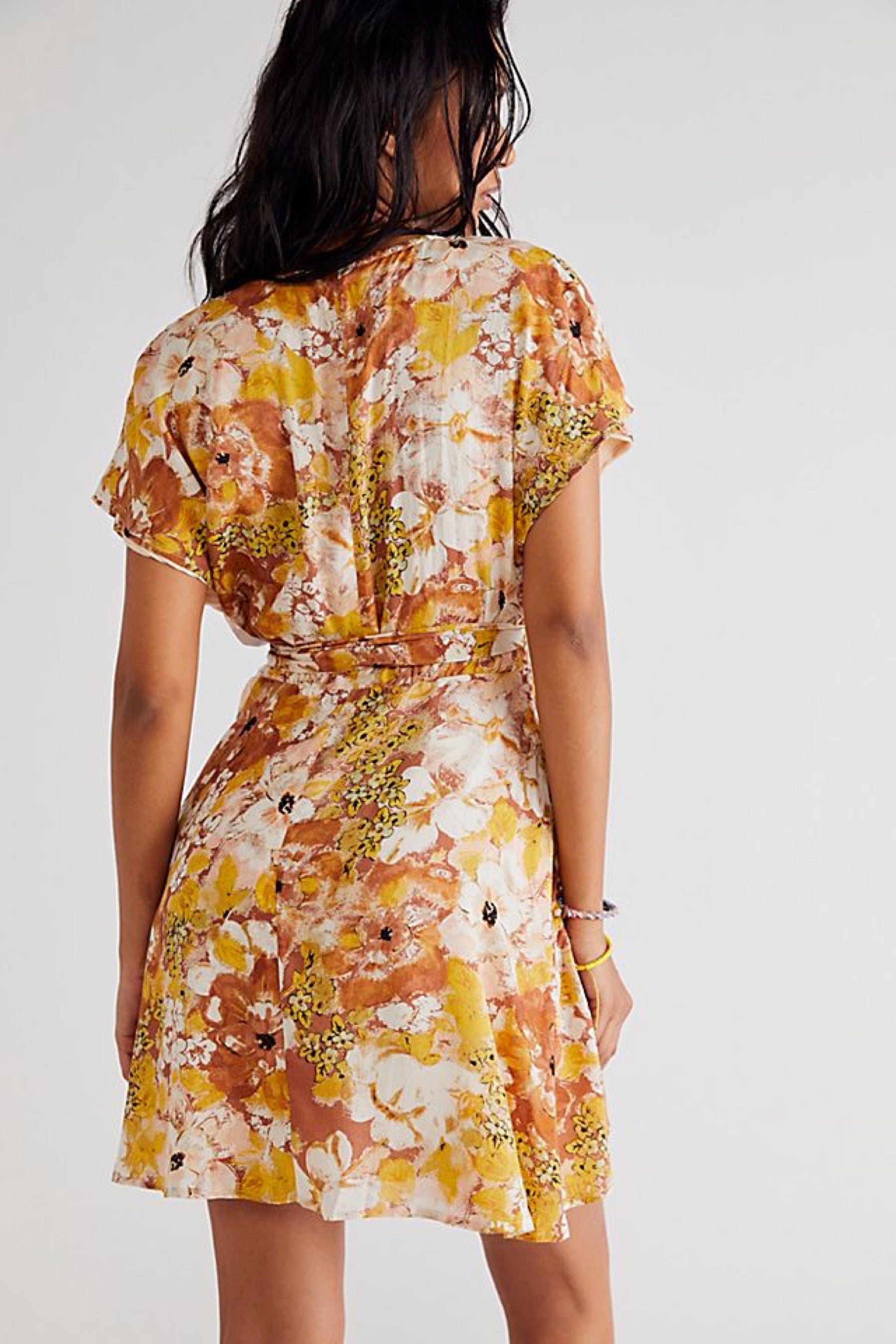freddy tie mini dress freddy tie mini dress Lizzy Front Twist Tie Back Mini Dress