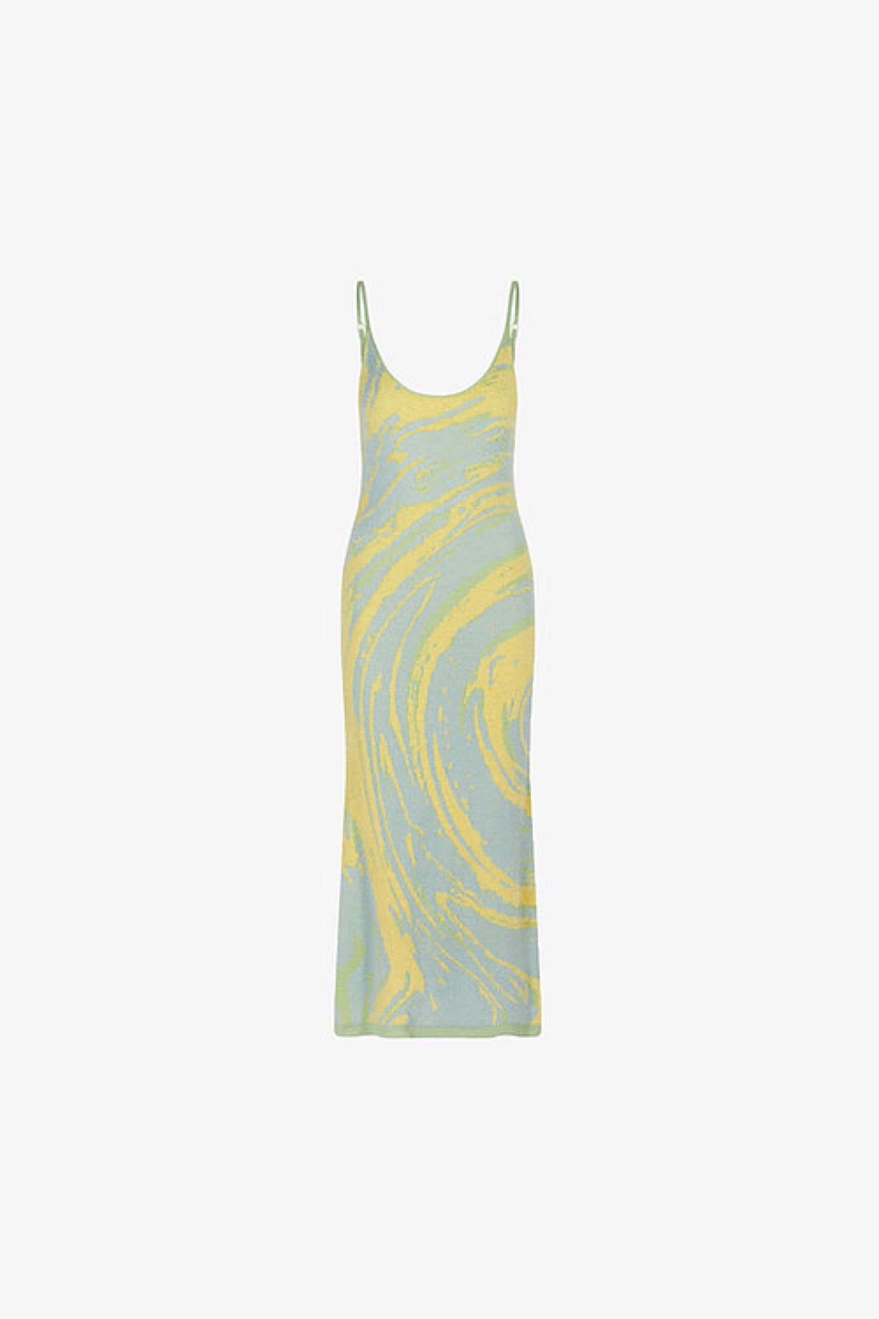 Hockney Dress - Cucumber Cypress