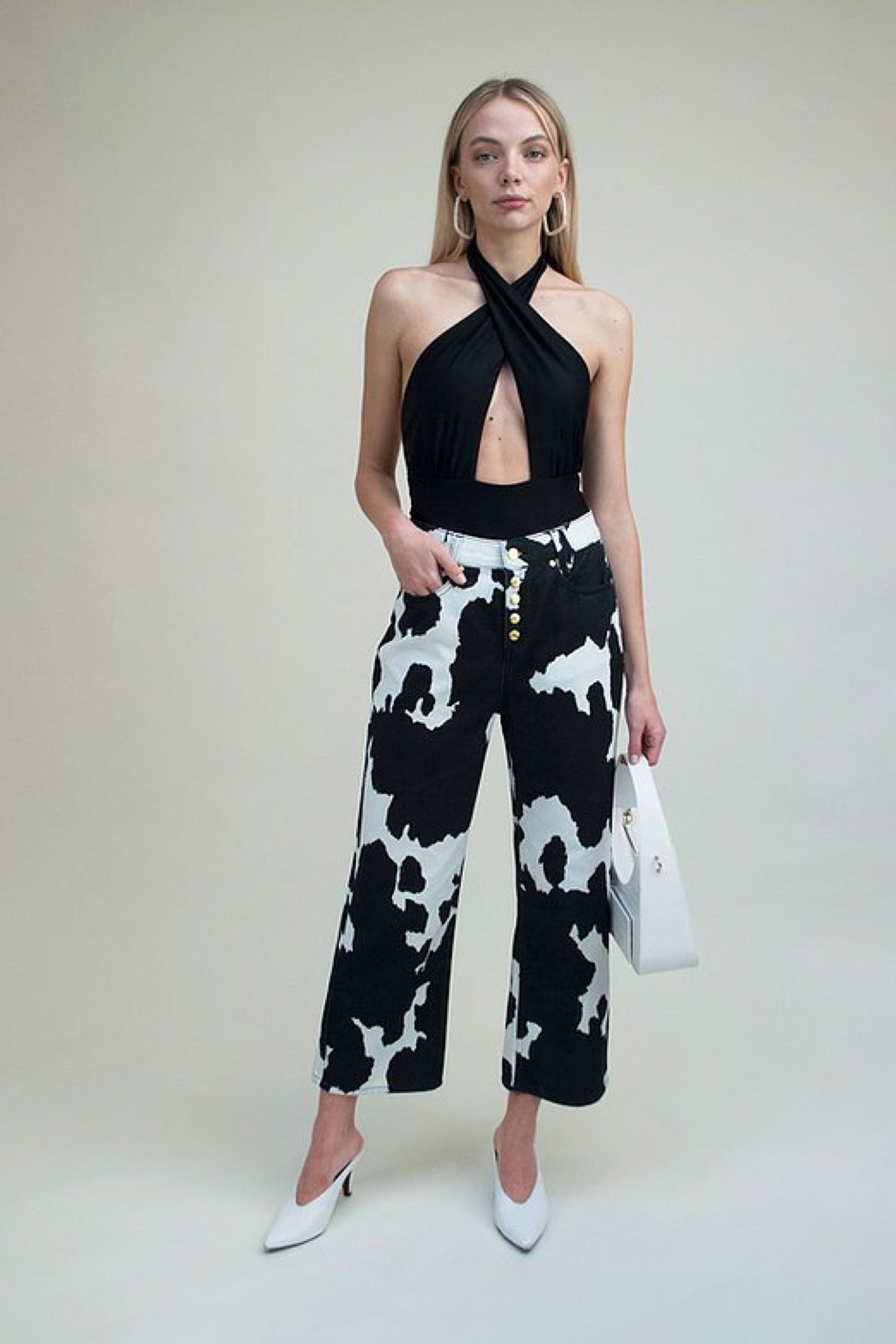 Cow Print Jessie Pants
