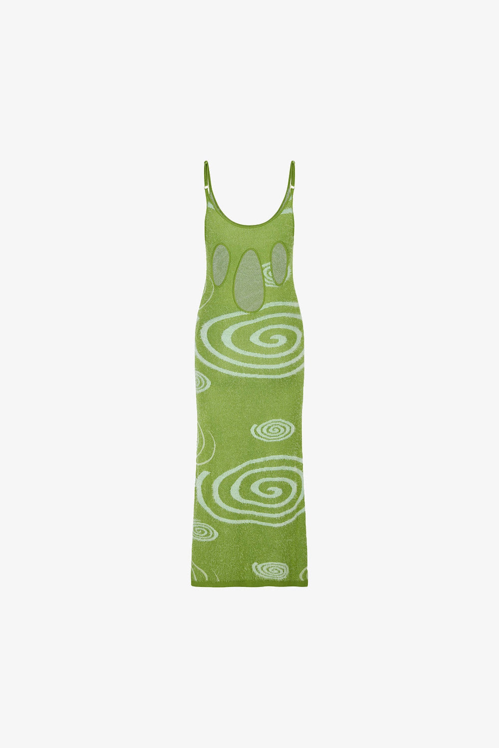Hockney Dress - Grass Green Galaxy