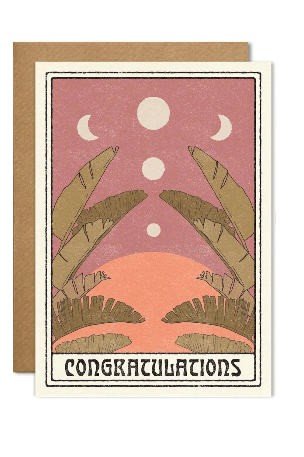 Congratulations Moons Card