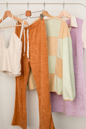 Light Fawn Terry Pant
