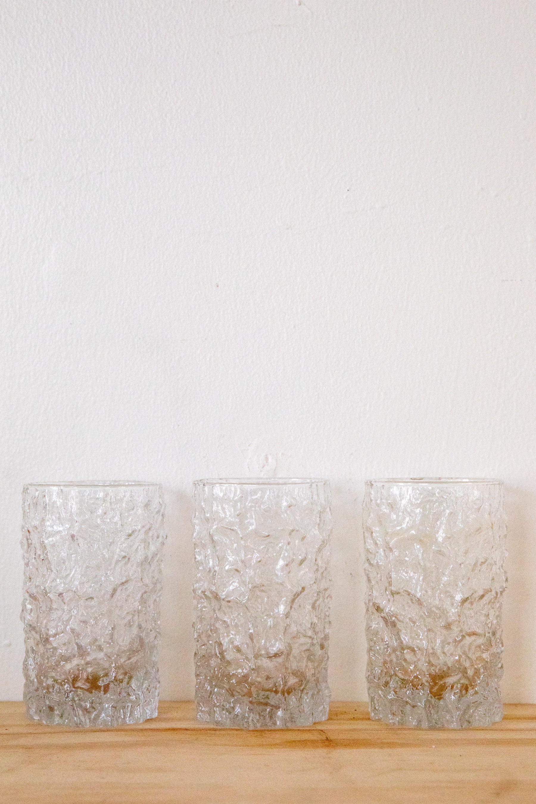 Crinkled Glasses Set