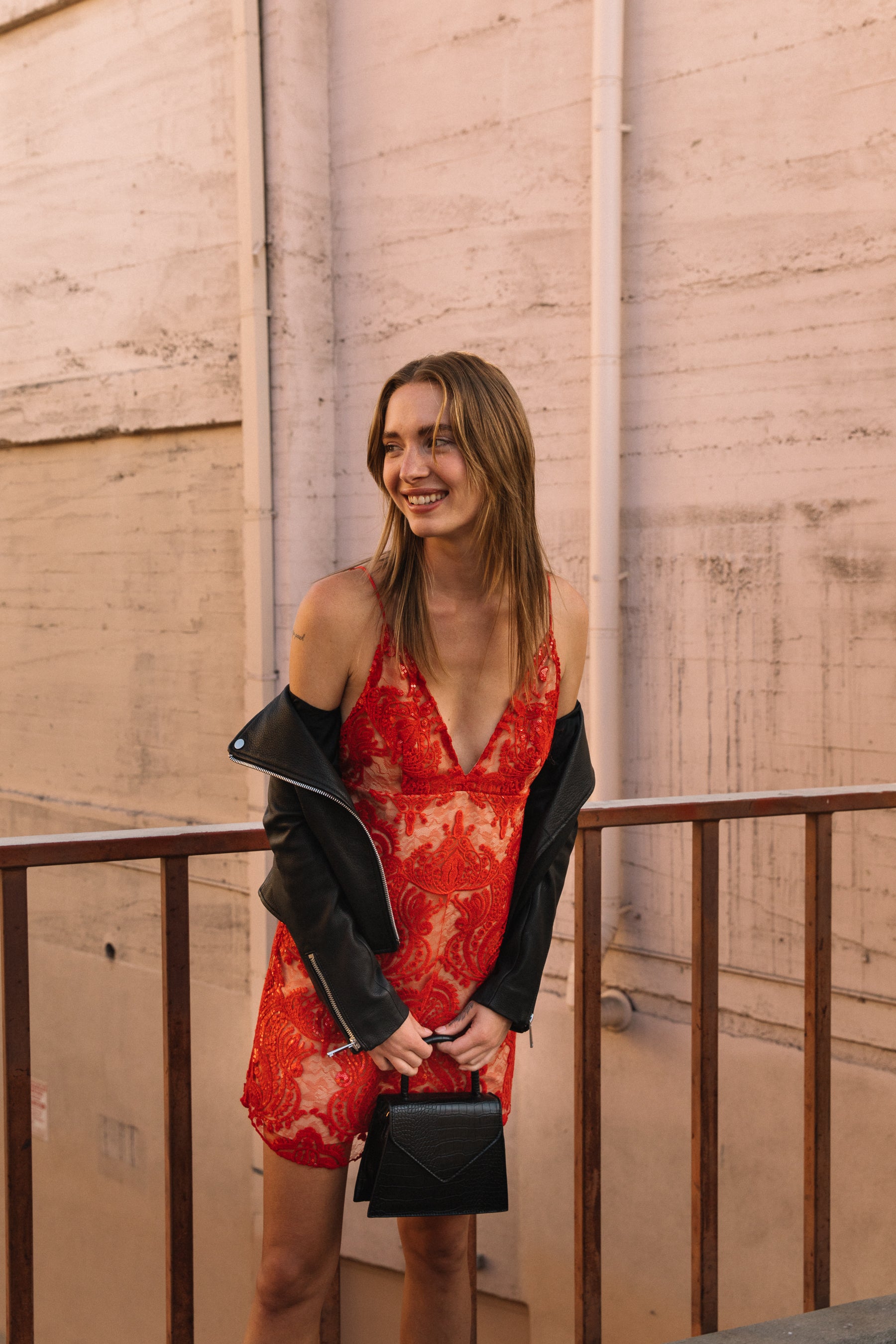 Red Night Shimmers Mini Dress Red Night Shimmers Mini Dress