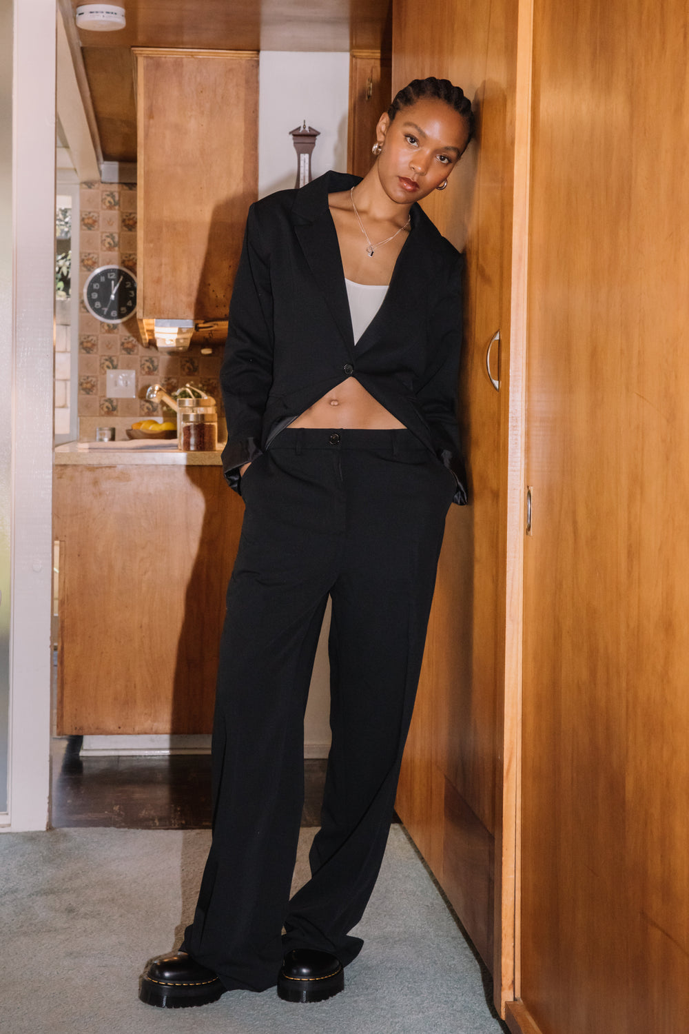 Black Abba Trouser