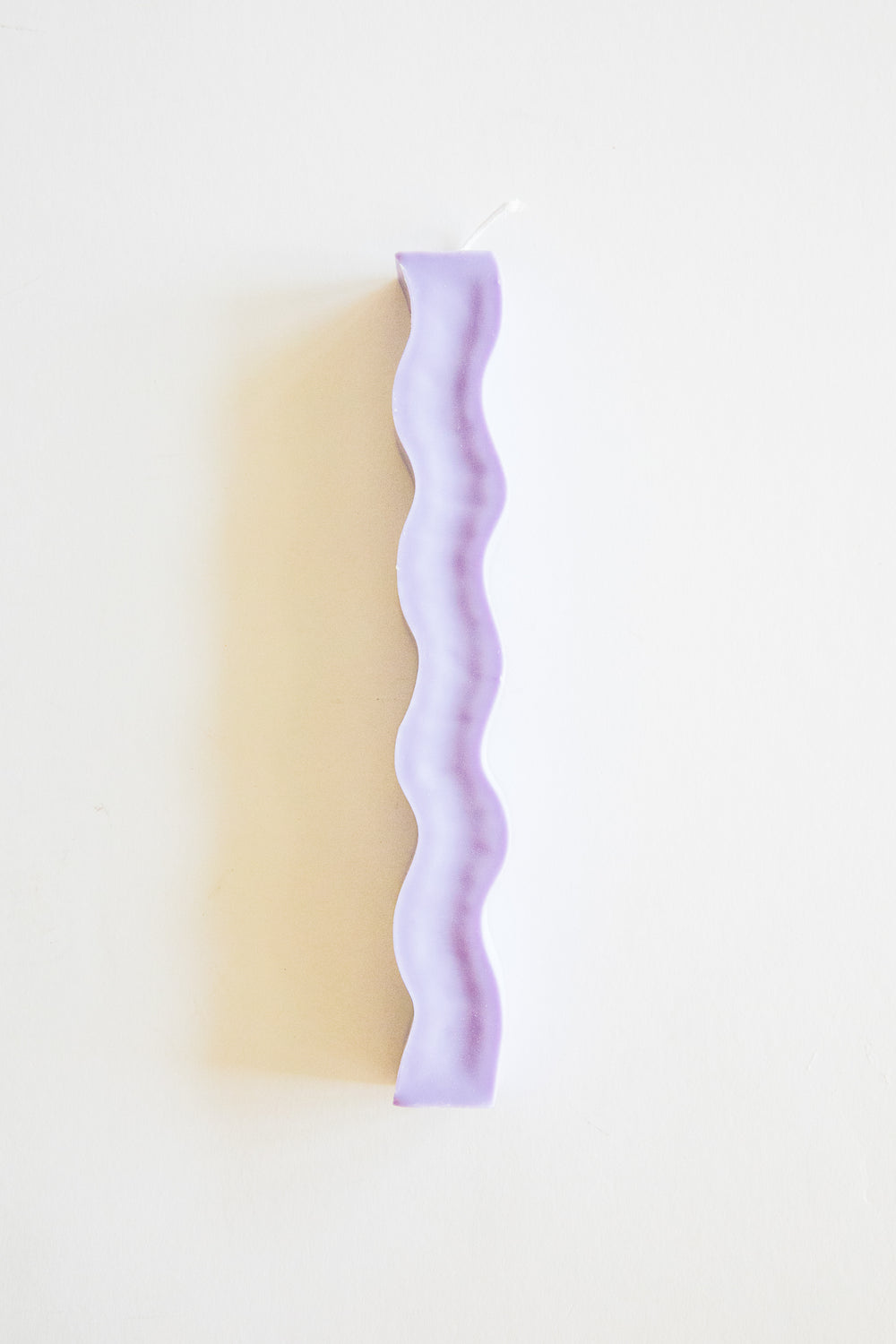 Lilac Squiggle Candle