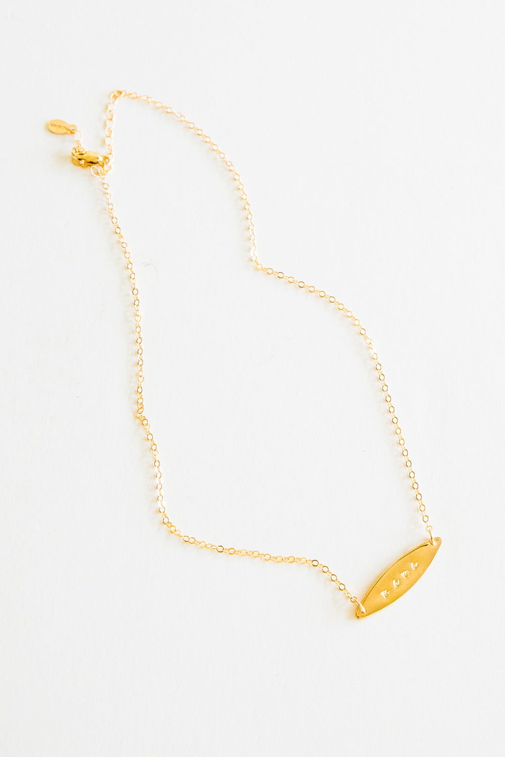 Gold Mama Marquis Necklace