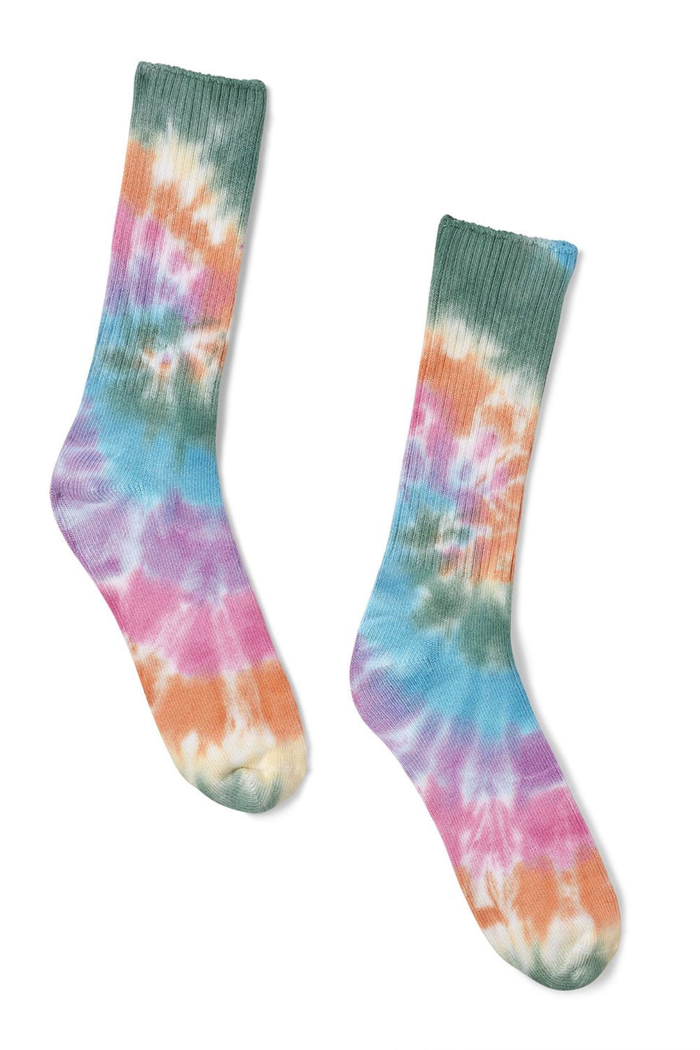 Rainbow Tie Dye Socks