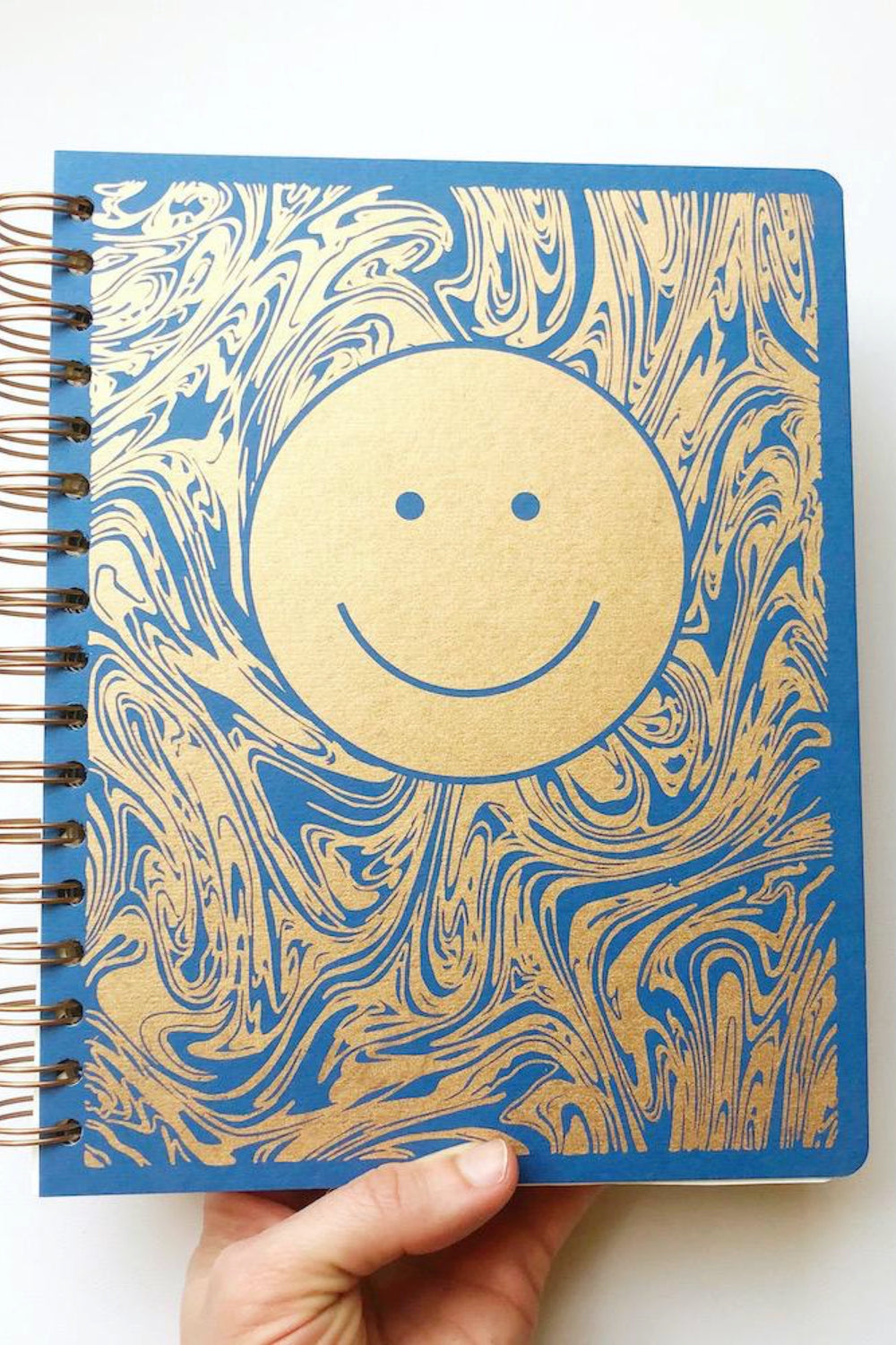 Blue Smiley 12 Month Planner