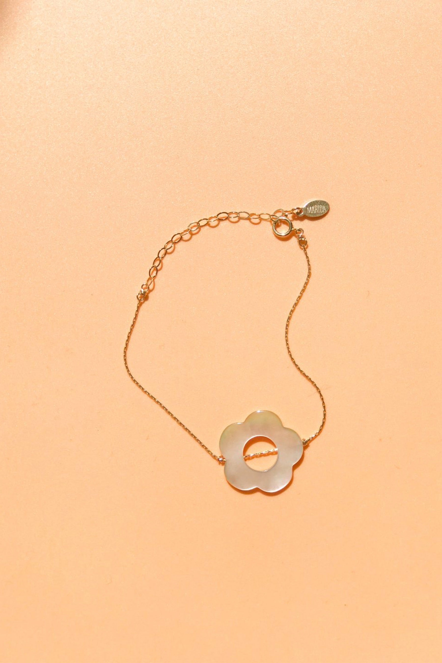 Gold Flower Child Bracelet