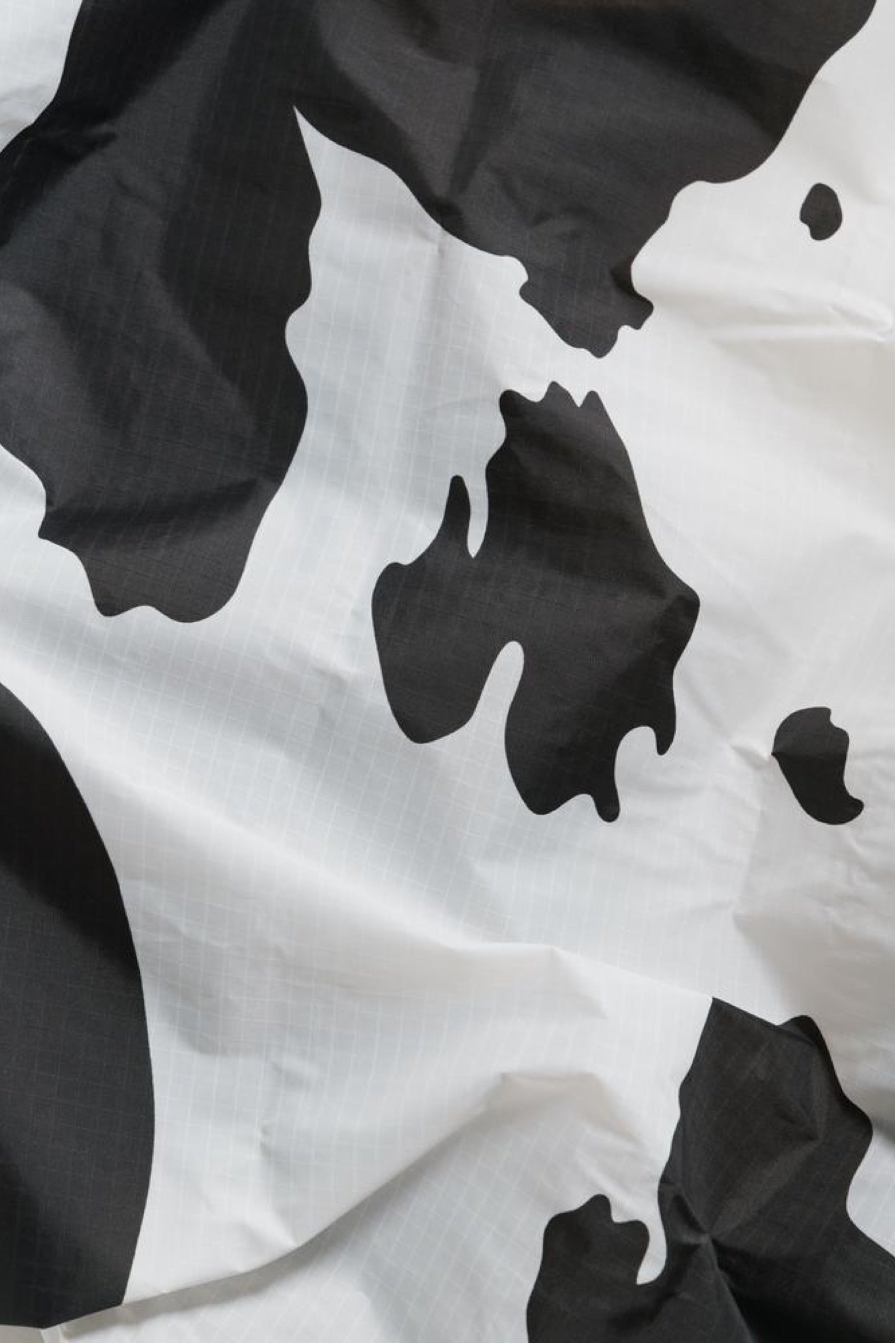 Baby Black + White Cow Baggu