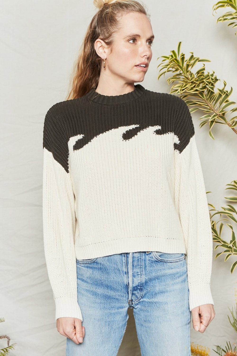 Graphite Wave Sweater
