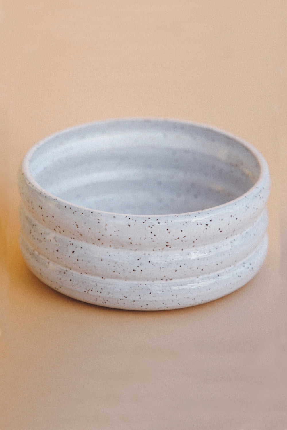 White Speckle Upland Bowl