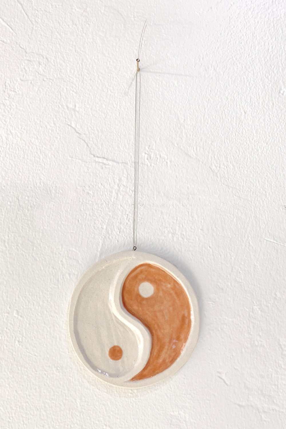 Terracotta + Cream Yin Yang Wall Charm
