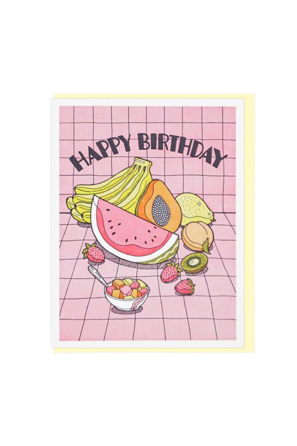 Fresh Fruits Birthday Card