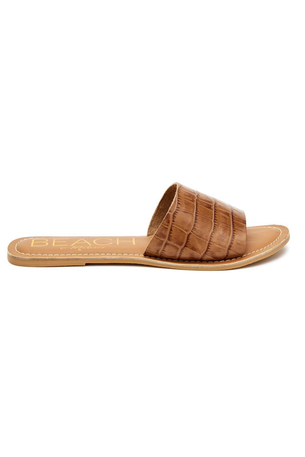 Tan Croc Cabana Sandal