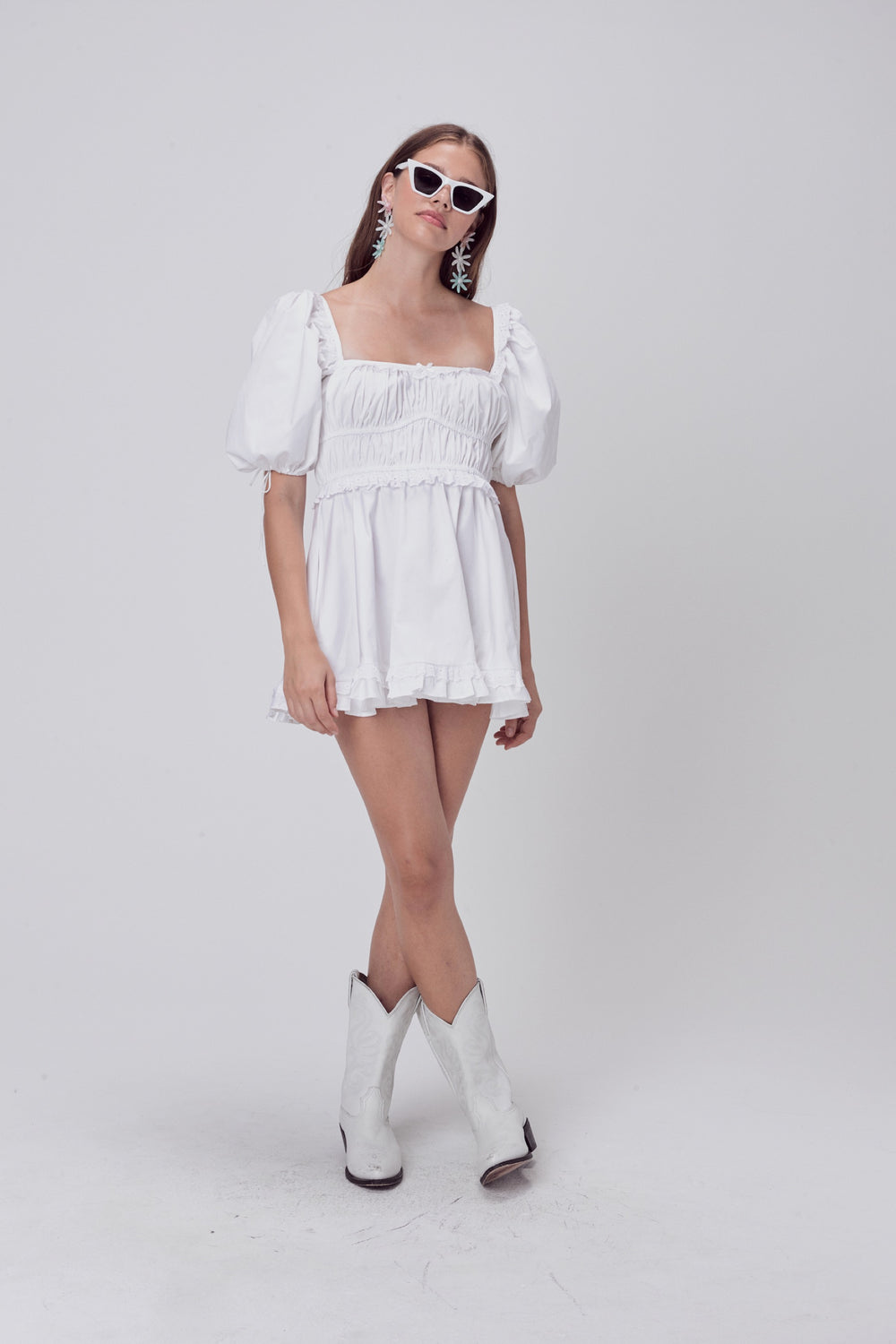 Ivory Jackson Mini Dress