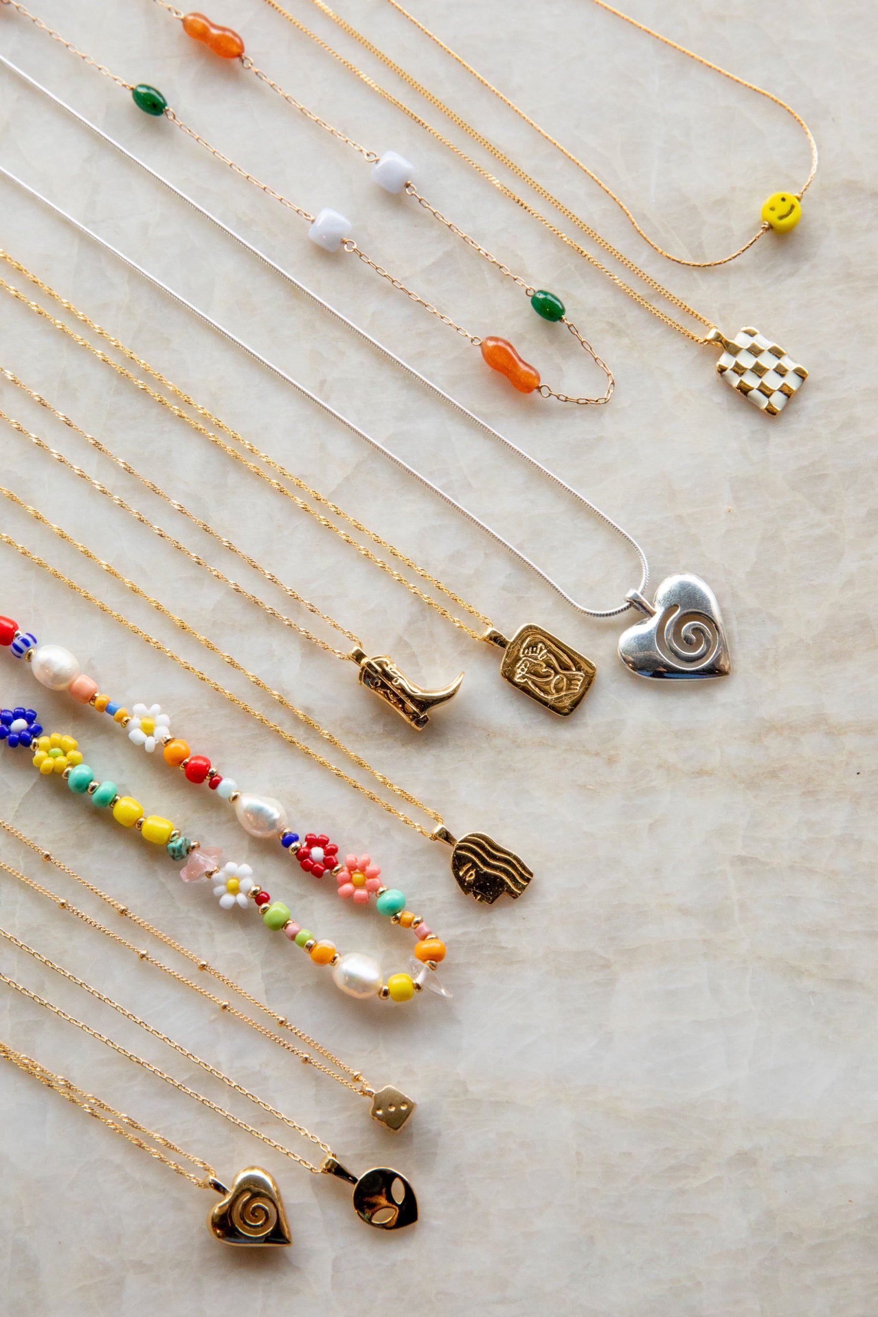 Gold Outsider Charm Necklace