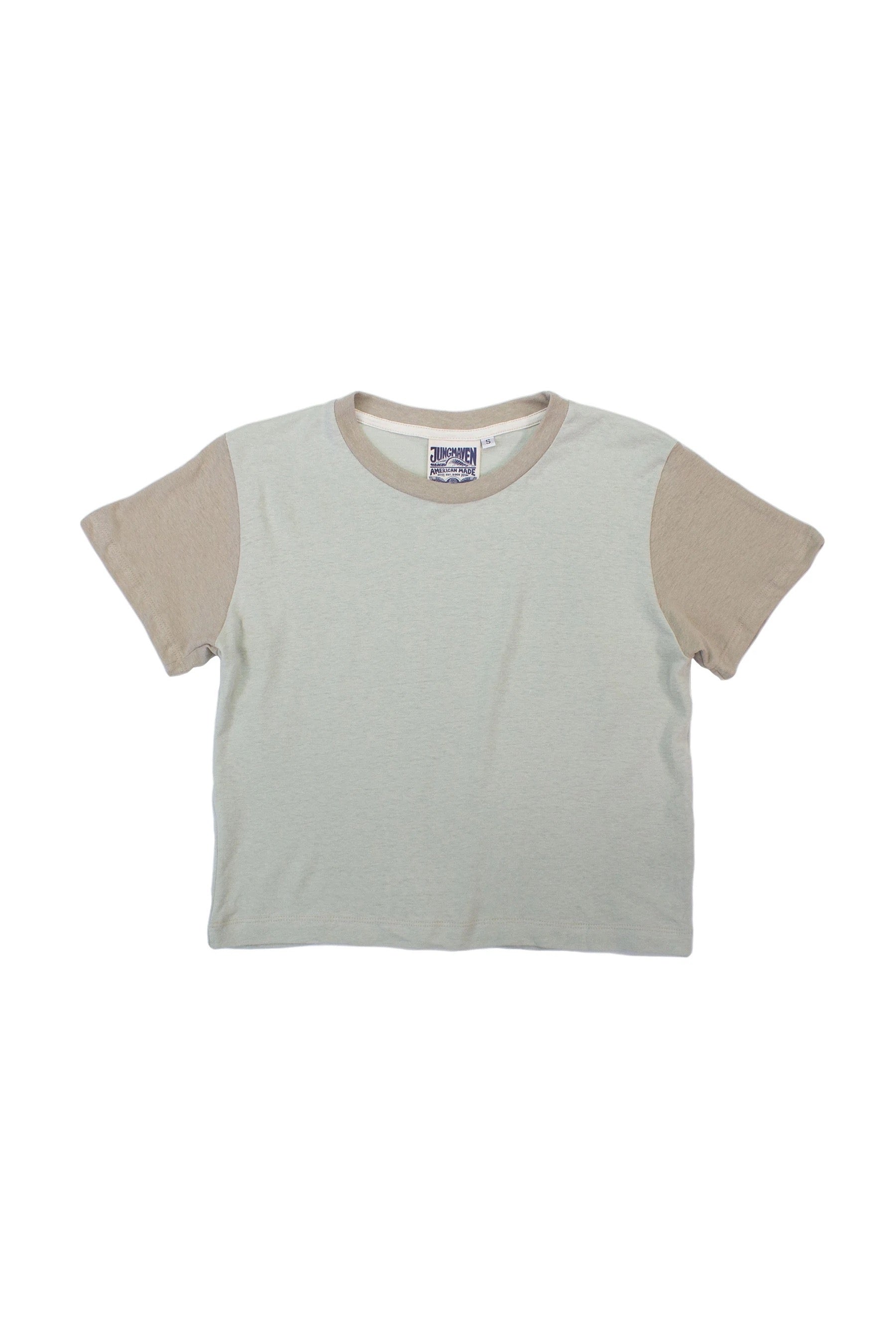 Color Block Cropped Lorel Tee