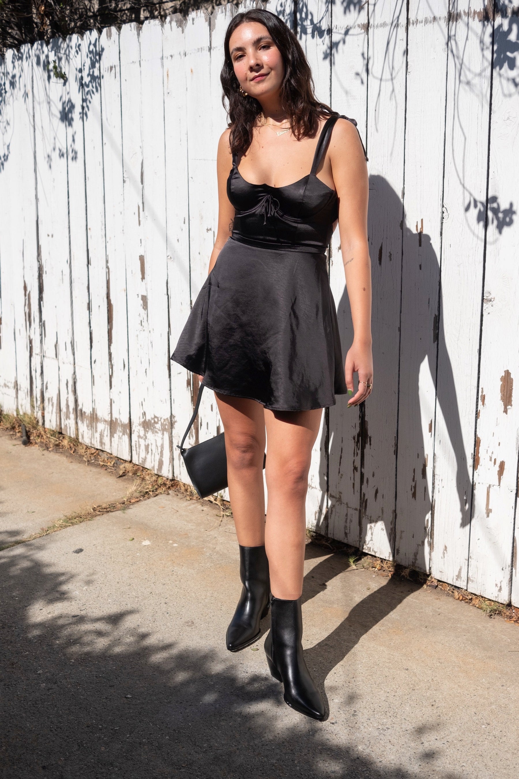 mini taliah dress TALIAH MINI DRESS BLACK